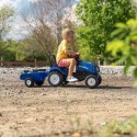 FALK Traktor na Pedały New Holland Duży z Przyczepką + Otwierana Maska od 2 lat FALK FALK Traktor na Pedały New Holland Duży z Przyczepką + Otwierana Maska od 2 lat FALK