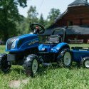 FALK Traktor na Pedały New Holland Duży z Przyczepką + Otwierana Maska od 2 lat FALK FALK Traktor na Pedały New Holland Duży z Przyczepką + Otwierana Maska od 2 lat FALK