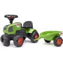 FALK Traktorek Baby Claas Axos 310 Zielony z Przyczepką od 1 roku FALK FALK Traktorek Baby Claas Axos 310 Zielony z Przyczepką od 1 roku FALK