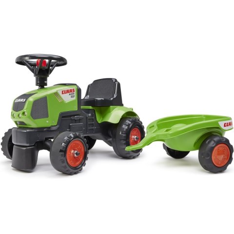 FALK Traktorek Baby Claas Axos 310 Zielony z Przyczepką od 1 roku FALK FALK Traktorek Baby Claas Axos 310 Zielony z Przyczepką od 1 roku FALK