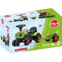 FALK Traktorek Baby Claas Axos 310 Zielony z Przyczepką od 1 roku FALK FALK Traktorek Baby Claas Axos 310 Zielony z Przyczepką od 1 roku FALK
