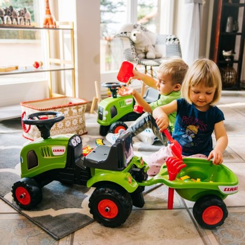 FALK Traktorek Baby Claas Zielony z Przyczepką + akc. od 1 roku FALK FALK Traktorek Baby Claas Zielony z Przyczepką + akc. od 1 roku FALK