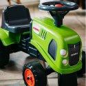 FALK Traktorek Baby Claas Zielony z Przyczepką + akc. od 1 roku FALK