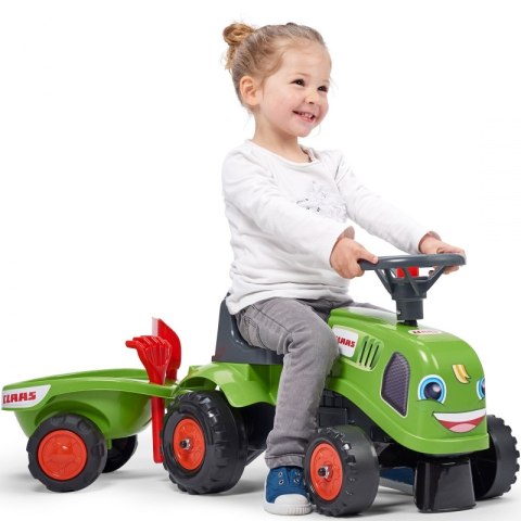 FALK Traktorek Baby Claas Zielony z Przyczepką + akc. od 1 roku FALK FALK Traktorek Baby Claas Zielony z Przyczepką + akc. od 1 roku FALK