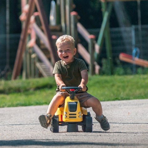 FALK Traktorek Baby Komatsu Żółty z Przyczepką + akc. od 1 roku FALK FALK Traktorek Baby Komatsu Żółty z Przyczepką + akc. od 1 roku FALK