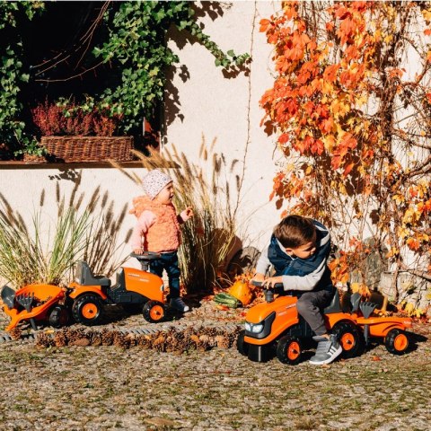FALK Traktorek Kubota Pomarańczowy z Przyczepką + akc. od 1 roku FALK FALK Traktorek Kubota Pomarańczowy z Przyczepką + akc. od 1 roku FALK
