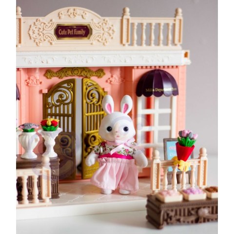 WOOPIE Domek dla Lalek Rodzina Krolików Kwiaciarnia + Figurki 4 szt. Woopie WOOPIE Domek dla Lalek Rodzina Krolików Kwiaciarnia + Figurki 4 szt. Woopie