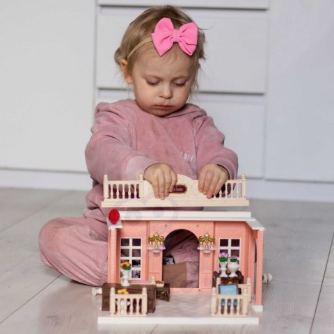 WOOPIE Domek dla Lalek Rodzina Krolików Kwiaciarnia + Figurki 4 szt. Woopie WOOPIE Domek dla Lalek Rodzina Krolików Kwiaciarnia + Figurki 4 szt. Woopie