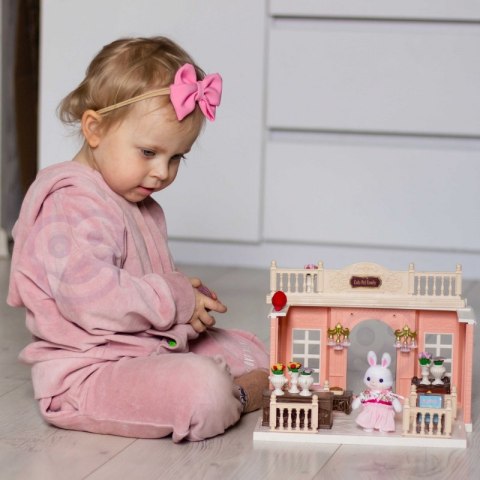 WOOPIE Domek dla Lalek Rodzina Krolików Kwiaciarnia + Figurki 4 szt. Woopie WOOPIE Domek dla Lalek Rodzina Krolików Kwiaciarnia + Figurki 4 szt. Woopie