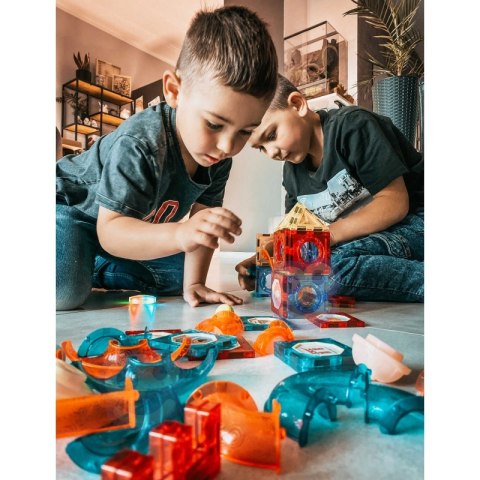 WOOPIE Klocki Magnetyczne Tor Kulkowy Świetlny 75 el. Woopie WOOPIE Klocki Magnetyczne Tor Kulkowy Świetlny 75 el. Woopie