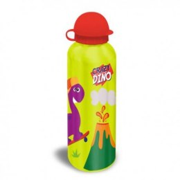 Bidon aluminiowy, dinozaury, żółty, crazy dino 500 ml Inne