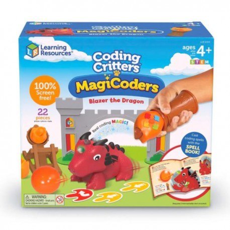 Coding critters blazer the dragon, robot do nauki LEARNING RESOURCES Coding critters blazer the dragon, robot do nauki LEARNING RESOURCES