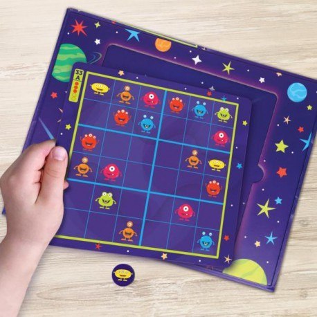 Kosmiczne, magnetyczne sudoku, gra logiczna dla LEARNING RESOURCES Kosmiczne, magnetyczne sudoku, gra logiczna dla LEARNING RESOURCES