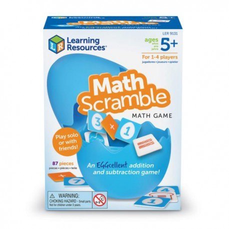Matematyczne łamigłówki, gra matematyczna, jajko LEARNING RESOURCES Matematyczne łamigłówki, gra matematyczna, jajko LEARNING RESOURCES
