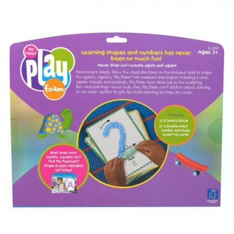 Playfoam, masa piankowa, zestaw do nauki liczb LEARNING RESOURCES Playfoam, masa piankowa, zestaw do nauki liczb LEARNING RESOURCES
