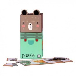 Puzzle dla dzieci, 12 el., zwierzątka, bobo BARBO TOYS