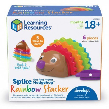 Sorter tęczowy jeż, zestaw do rozpoznawania LEARNING RESOURCES Sorter tęczowy jeż, zestaw do rozpoznawania LEARNING RESOURCES