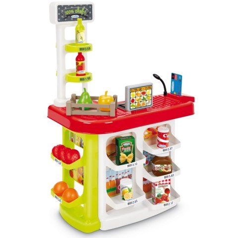 Ecoiffier Sklep Supermarket z Koszykiem Zakupowym oraz Kasą z Mikrofonem 31el. Ecoiffier Ecoiffier Sklep Supermarket z Koszykiem Zakupowym oraz Kasą z Mikrofonem 31el. Ecoiffier