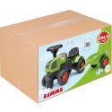 FALK Traktorek Baby Claas Axos 310 Zielony z Przyczepką od 1 roku FALK FALK Traktorek Baby Claas Axos 310 Zielony z Przyczepką od 1 roku FALK