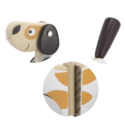 Viga PolarB Drewniany Piesek do Ciągnięcia Viga Toys Viga PolarB Drewniany Piesek do Ciągnięcia Viga Toys
