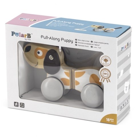 Viga PolarB Drewniany Piesek do Ciągnięcia Viga Toys Viga PolarB Drewniany Piesek do Ciągnięcia Viga Toys