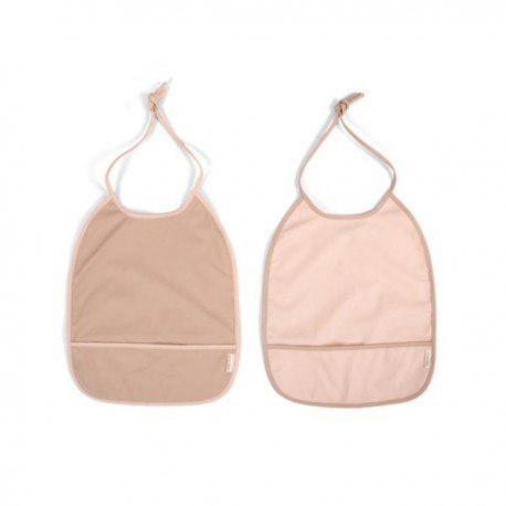 Filibabba śliniak wiązany 2 szt. peach-blush FILIBABBA Filibabba śliniak wiązany 2 szt. peach-blush FILIBABBA