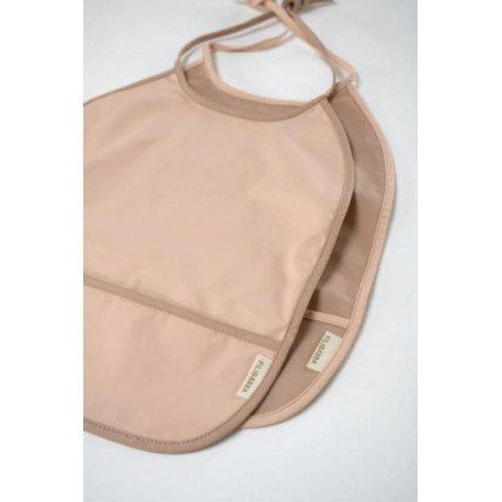 Filibabba śliniak wiązany 2 szt. peach-blush FILIBABBA Filibabba śliniak wiązany 2 szt. peach-blush FILIBABBA