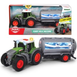 DICKIE Farm Traktor Fendt z przyczepką na mleko 26cm Dickie