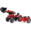 FALK Traktor Massey Ferguson Czerwony na Pedały z Przyczepką od 3 Lat FALK FALK Traktor Massey Ferguson Czerwony na Pedały z Przyczepką od 3 Lat FALK