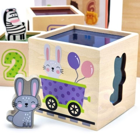 VIGA Drewniana Piramidka Układanka Klocki Sorter Viga Toys VIGA Drewniana Piramidka Układanka Klocki Sorter Viga Toys