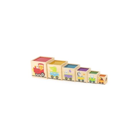 VIGA Drewniana Piramidka Układanka Klocki Sorter Viga Toys VIGA Drewniana Piramidka Układanka Klocki Sorter Viga Toys