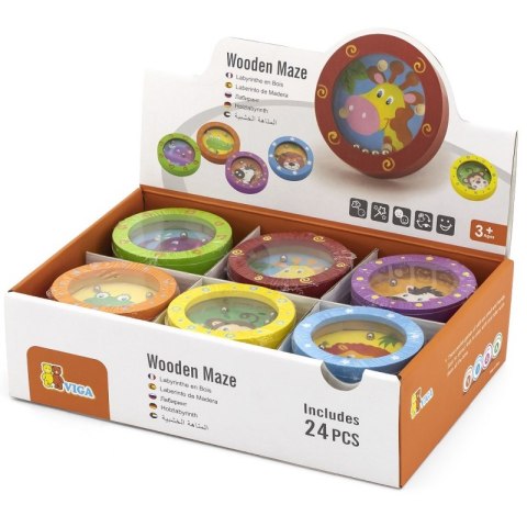 VIGA Drewniany Labirynt Zwierzątka 1szt Viga Toys VIGA Drewniany Labirynt Zwierzątka 1szt Viga Toys