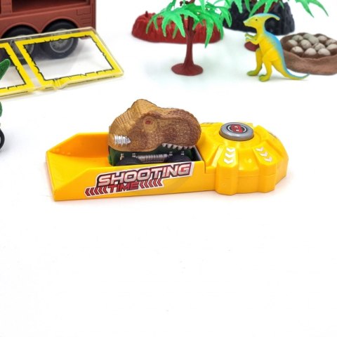 WOOPIE Cięzarówka Dinozaur z Wyrzutnią i Samochodzikami Woopie WOOPIE Cięzarówka Dinozaur z Wyrzutnią i Samochodzikami Woopie