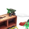 WOOPIE Cięzarówka Dinozaur z Wyrzutnią i Samochodzikami Woopie