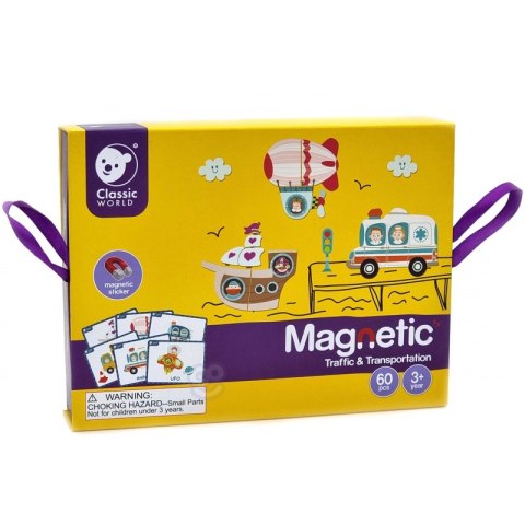 CLASSIC WORLD Puzzle Nauka Ruchu Transportu Drogowego 72 el. Classic World CLASSIC WORLD Puzzle Nauka Ruchu Transportu Drogowego 72 el. Classic World