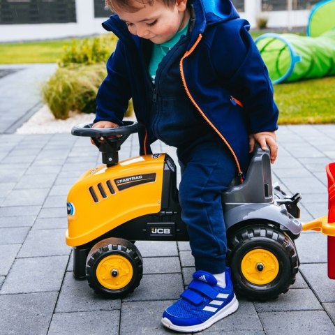 FALK Traktorek JCB Pomarańćzowy z Przyczepką od 1 roku FALK FALK Traktorek JCB Pomarańćzowy z Przyczepką od 1 roku FALK