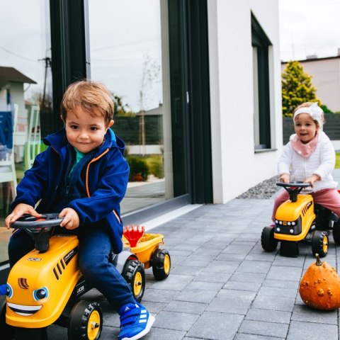 FALK Traktorek JCB Pomarańćzowy z Przyczepką od 1 roku FALK FALK Traktorek JCB Pomarańćzowy z Przyczepką od 1 roku FALK