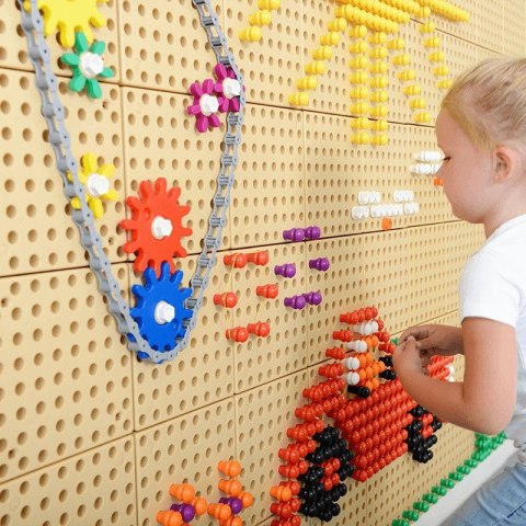 MASTERKIDZ Tablica Ścienna Koła Zębate i Łańcuch 79 El. Zbuduj własny mechanizm Masterkidz MASTERKIDZ Tablica Ścienna Koła Zębate i Łańcuch 79 El. Zbuduj własny mechanizm Masterkidz