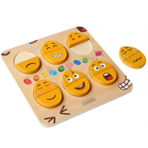 MASTERKIDZ Tablica do Nauki Emocji Drewniane Jajka jaki Humor? Masterkidz MASTERKIDZ Tablica do Nauki Emocji Drewniane Jajka jaki Humor? Masterkidz