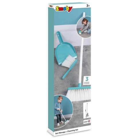 SMOBY Zestaw do sprzątania Szczotka Zmiotka Szufelka Smoby SMOBY Zestaw do sprzątania Szczotka Zmiotka Szufelka Smoby