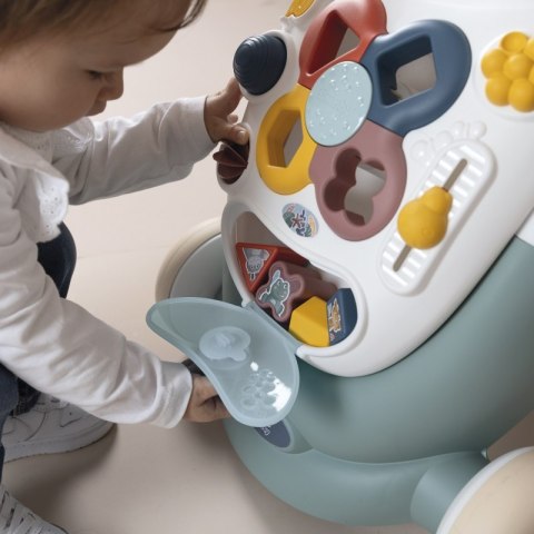 SMOBY Little Chodzik 3w1 Pchacz Interaktywny Wózek Smoby SMOBY Little Chodzik 3w1 Pchacz Interaktywny Wózek Smoby