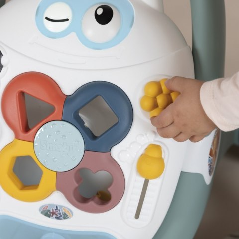 SMOBY Little Chodzik 3w1 Pchacz Interaktywny Wózek Smoby SMOBY Little Chodzik 3w1 Pchacz Interaktywny Wózek Smoby