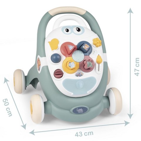 SMOBY Little Chodzik 3w1 Pchacz Interaktywny Wózek Smoby SMOBY Little Chodzik 3w1 Pchacz Interaktywny Wózek Smoby
