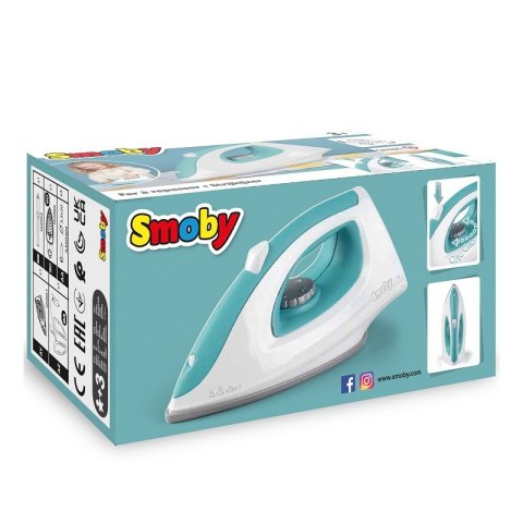 SMOBY Żelazko do prasowania z przyciskiem pary dla dzieci Smoby SMOBY Żelazko do prasowania z przyciskiem pary dla dzieci Smoby