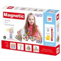 WOOPIE Klocki Magnetyczne Konstrukcyjne Układanka Kreatywna 180 el. Woopie