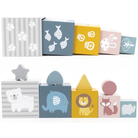 Klocki Drewniana Układanka Viga Toys Viga Toys