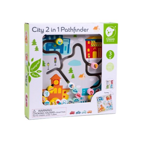 CLASSIC WORLD Gra Logiczna 2w1 Segregacja Odpadów Sorter Miasto Classic World CLASSIC WORLD Gra Logiczna 2w1 Segregacja Odpadów Sorter Miasto Classic World