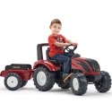 FALK Traktorek Czerwony Valtra S4 na Pedały z Przyczepką od 3 Lat FALK FALK Traktorek Czerwony Valtra S4 na Pedały z Przyczepką od 3 Lat FALK