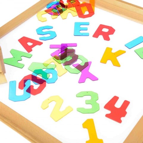 MASTERKIDZ Przezroczyste Cyfry i Litery 38 szt. Masterkidz MASTERKIDZ Przezroczyste Cyfry i Litery 38 szt. Masterkidz