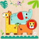Tooky Toy Drewniane Puzzle Wielowarstwowe Tablica Zwierzątka Leśne 7 el. Tooky Toy Tooky Toy Drewniane Puzzle Wielowarstwowe Tablica Zwierzątka Leśne 7 el. Tooky Toy